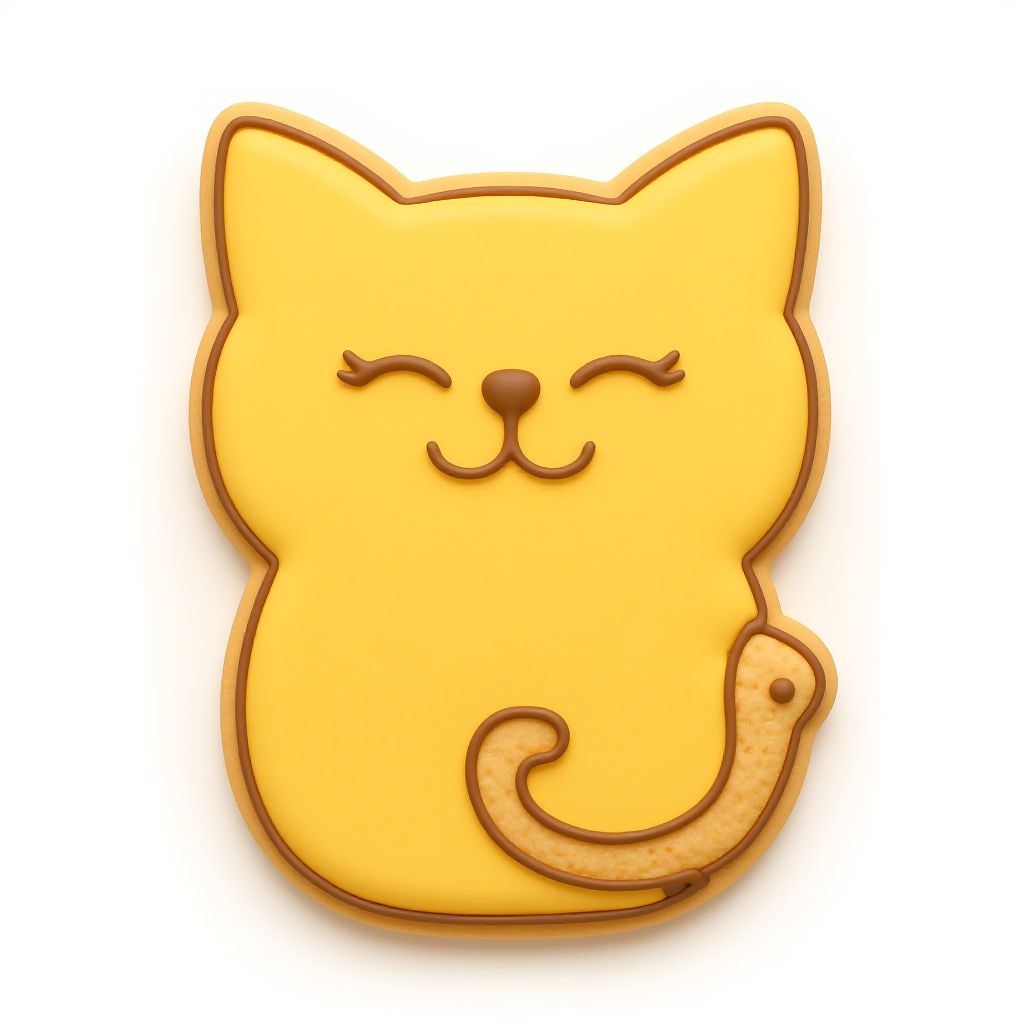 Cat Shaped Fondant Cutter 1691539896