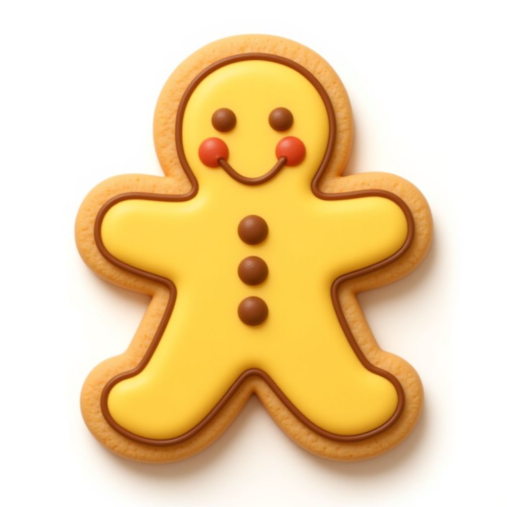 Vintage Gingerbread Man Fondant Cutter 2608379113