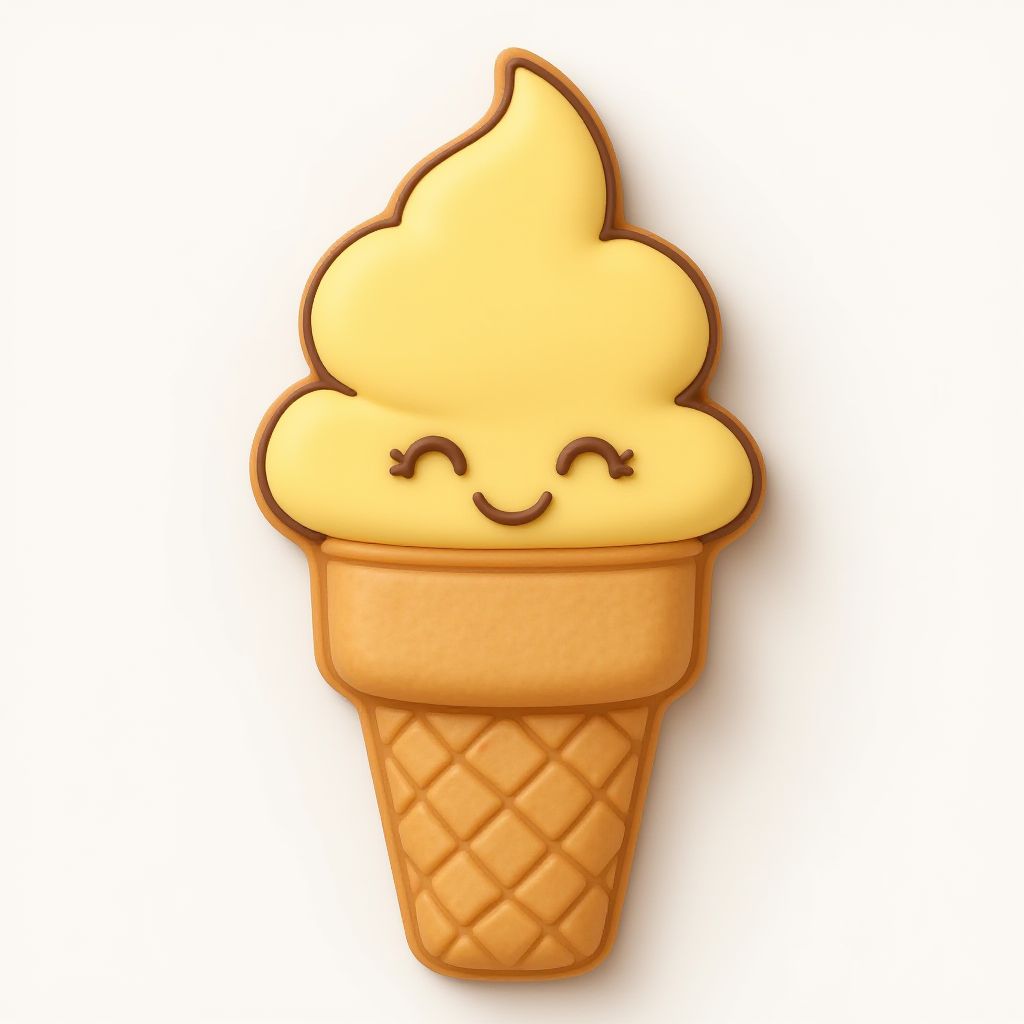 Ice Cream Cone Fondant Cutter 3317384795