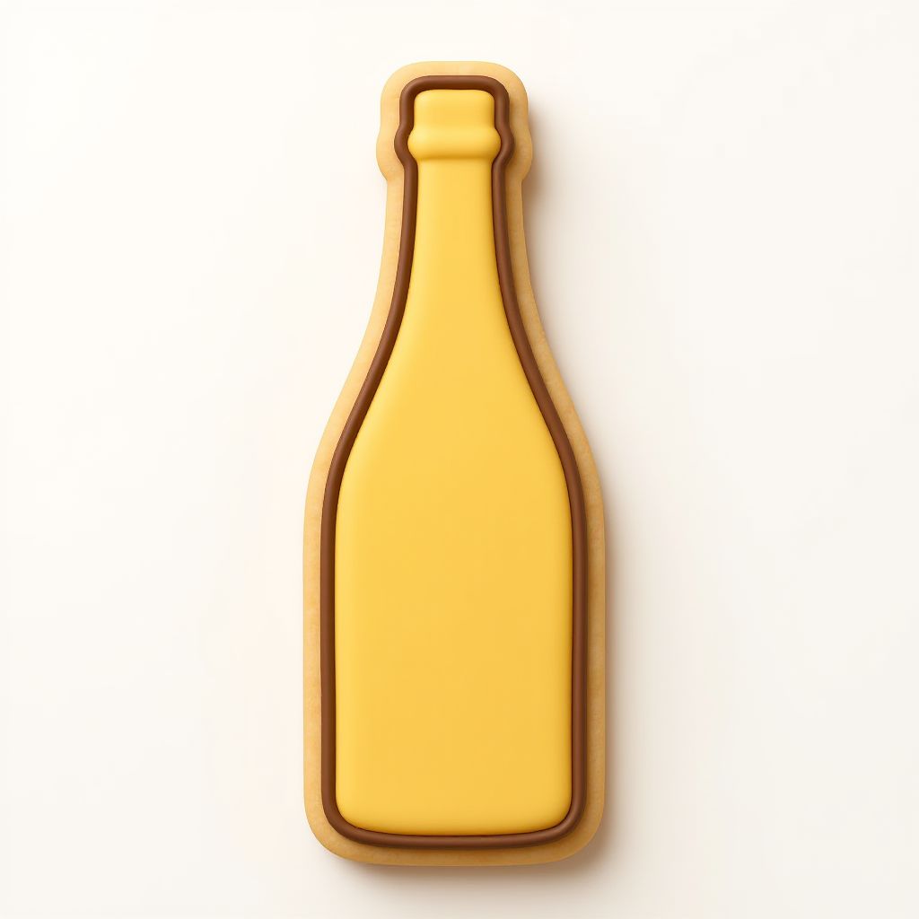 Champagne Bottle Fondant Cutter 3780865657