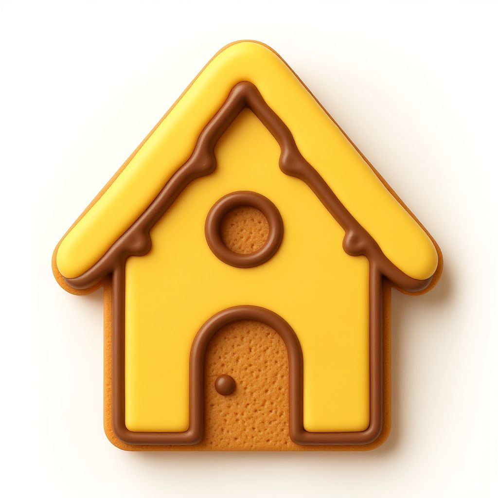 Gingerbread House Fondant Cutter 4096134373