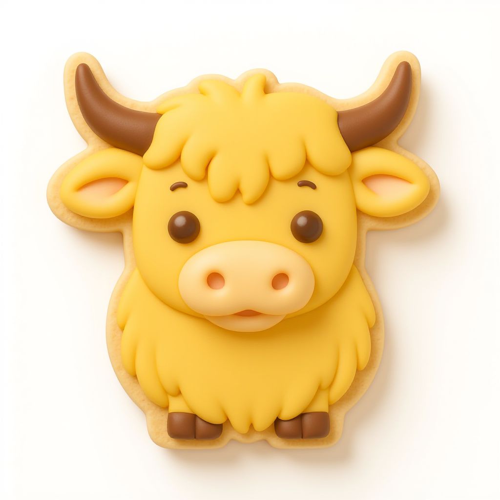 Highland Cow Fondant Cutter 4215733941